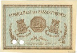 50 Centimes Spécimen FRANCE régionalisme et divers Bayonne 1915 JP.021.04 TTB à SUP