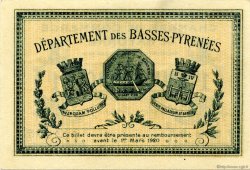 1 Franc FRANCE regionalism and miscellaneous Bayonne 1915 JP.021.09 AU+