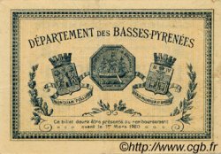 1 Franc FRANCE régionalisme et divers Bayonne 1915 JP.021.09 TTB à SUP