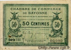 50 Centimes FRANCE régionalisme et divers Bayonne 1919 JP.021.61 TTB à SUP