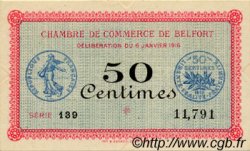 50 Centimes FRANCE régionalisme et divers Belfort 1916 JP.023.17 SPL à NEUF
