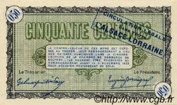 50 Centimes Annulé FRANCE régionalisme et divers Belfort 1918 JP.023.43 SPL à NEUF