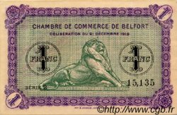 1 Franc FRANCE régionalisme et divers Belfort 1918 JP.023.54 TTB à SUP