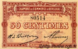 50 Centimes FRANCE régionalisme et divers Bergerac 1914 JP.024.01 SPL à NEUF