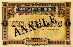 1 Franc Annulé FRANCE régionalisme et divers Bergerac 1914 JP.024.05 SPL à NEUF