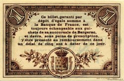 1 Franc Annulé FRANCE régionalisme et divers Bergerac 1914 JP.024.05 SPL à NEUF