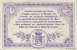 2 Francs FRANCE régionalisme et divers Bergerac 1914 JP.024.06 SPL à NEUF