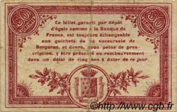 50 Centimes FRANCE régionalisme et divers Bergerac 1914 JP.024.08 TB