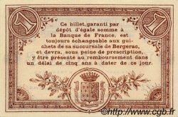 1 Franc FRANCE régionalisme et divers Bergerac 1914 JP.024.15 SPL à NEUF