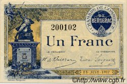 1 Franc FRANCE régionalisme et divers Bergerac 1917 JP.024.27 SPL à NEUF