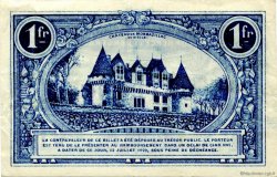 1 Franc FRANCE régionalisme et divers Bergerac 1920 JP.024.37 TTB à SUP