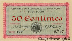 50 Centimes FRANCE régionalisme et divers Besançon 1915 JP.025.01 TTB à SUP