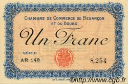 1 Franc FRANCE régionalisme et divers Besançon 1915 JP.025.13 SPL à NEUF