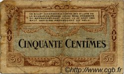50 Centimes FRANCE régionalisme et divers Besançon 1921 JP.025.22 TB