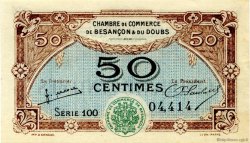 50 Centimes FRANCE régionalisme et divers Besançon 1922 JP.025.25 SPL à NEUF