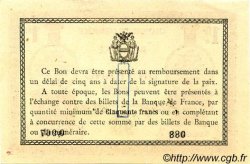1 Franc FRANCE régionalisme et divers Béthune 1915 JP.026.06 TTB à SUP