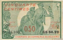 50 Centimes FRANCE régionalisme et divers Béziers 1916 JP.027.20 TTB à SUP