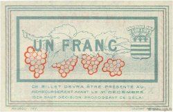 1 Franc FRANCE régionalisme et divers Béziers 1920 JP.027.30 SPL à NEUF