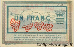1 Franc FRANCE régionalisme et divers Béziers 1920 JP.027.30 TTB à SUP