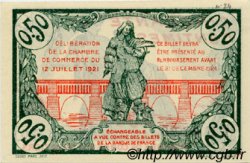 50 Centimes FRANCE régionalisme et divers Béziers 1921 JP.027.32 TTB à SUP