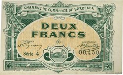 2 Francs FRANCE régionalisme et divers Bordeaux 1917 JP.030.23 SPL à NEUF