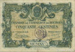 50 Centimes FRANCE régionalisme et divers Bourges 1915 JP.032.05 TB