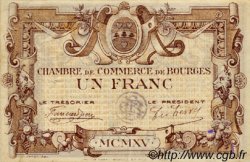 1 Franc FRANCE régionalisme et divers Bourges 1915 JP.032.07 TTB à SUP
