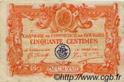 50 Centimes FRANCE régionalisme et divers Bourges 1922 JP.032.12 TB