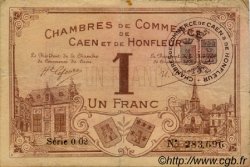 1 Franc FRANCE régionalisme et divers Caen et Honfleur 1920 JP.034.03 TB