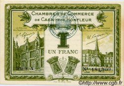 1 Franc FRANCE régionalisme et divers Caen et Honfleur 1918 JP.034.14 SPL à NEUF