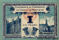 1 Franc FRANCE régionalisme et divers Caen et Honfleur 1918 JP.034.18 SPL à NEUF