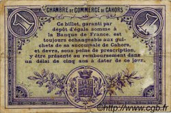 1 Franc FRANCE régionalisme et divers Cahors 1915 JP.035.02 TB