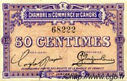 50 Centimes FRANCE régionalisme et divers Cahors 1915 JP.035.05 SPL à NEUF