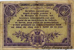 1 Franc FRANCE régionalisme et divers Cahors 1915 JP.035.07 TB