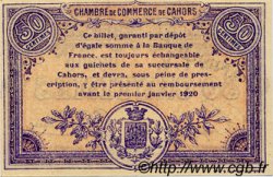 50 Centimes Annulé FRANCE régionalisme et divers Cahors 1915 JP.035.13 SPL à NEUF