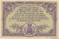 1 Franc FRANCE régionalisme et divers Cahors 1915 JP.035.14 SPL à NEUF