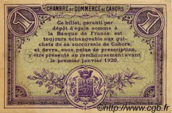 1 Franc FRANCE régionalisme et divers Cahors 1915 JP.035.14 TTB à SUP