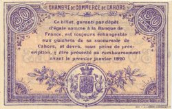 50 Centimes FRANCE régionalisme et divers Cahors 1915 JP.035.16 SPL à NEUF