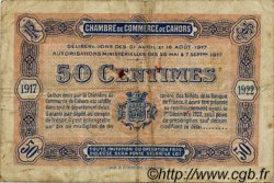 50 Centimes FRANCE régionalisme et divers Cahors 1917 JP.035.17 TB