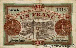 1 Franc FRANCE regionalism and miscellaneous Cahors 1919 JP.035.24 F