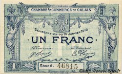 1 Franc FRANCE régionalisme et divers Calais 1916 JP.036.30 SPL à NEUF