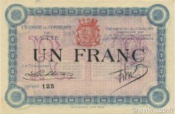1 Franc Annulé FRANCE régionalisme et divers Cette, actuellement Sete 1915 JP.041.09 SPL à NEUF