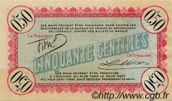 50 Centimes FRANCE régionalisme et divers Cette, actuellement Sete 1915 JP.041.10 TTB à SUP