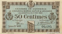 50 Centimes FRANCE régionalisme et divers Châlon-Sur-Saône, Autun et Louhans 1922 JP.042.32 SPL à NEUF