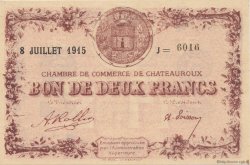 2 Francs FRANCE régionalisme et divers Chateauroux 1915 JP.046.13 SPL à NEUF