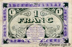 1 Franc FRANCE régionalisme et divers Chateauroux 1919 JP.046.21 TTB à SUP