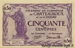 50 Centimes FRANCE régionalisme et divers Chateauroux 1920 JP.046.24