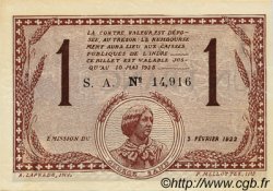 1 Franc FRANCE régionalisme et divers Chateauroux 1922 JP.046.30 TTB à SUP