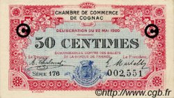 50 Centimes FRANCE régionalisme et divers Cognac 1920 JP.049.09 TTB à SUP