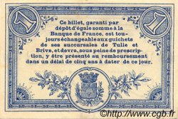 1 Franc FRANCE régionalisme et divers Corrèze 1915 JP.051.03 TB